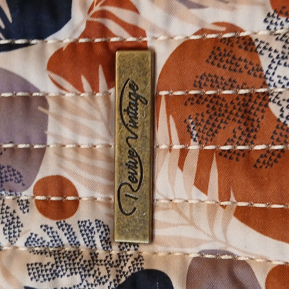 Revive Vintage Quilted Makeup Bag - Picture 2 of 8